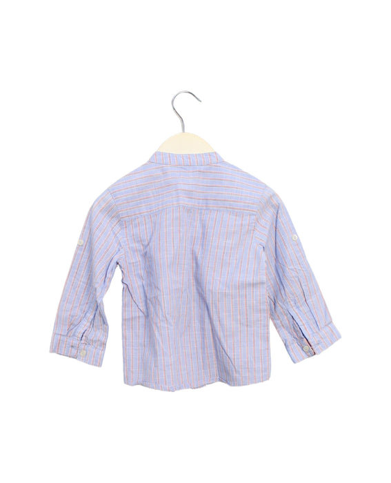 A Blue Shirts from Mayoral in size 6-12M for boy. (Back View)