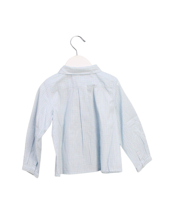 A Blue Shirts from Bonpoint in size 2T for boy. (Back View)