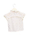 A White Shirts from Velveteen in size 4T for girl. (Back View)