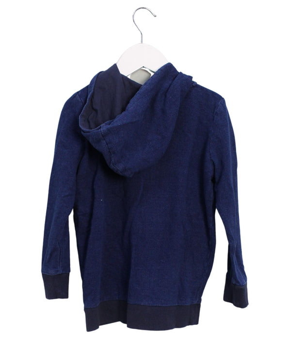 A Blue Lightweight Jackets from Seed in size 5T for girl. (Back View)