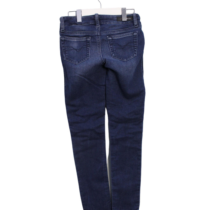 A Blue Jeggings from Diesel in size 8Y for girl. (Back View)