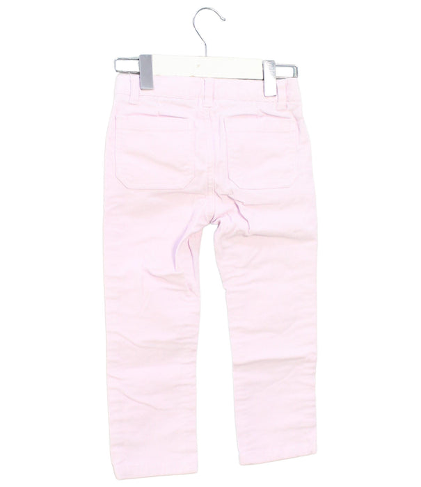 A Pink Casual Pants from Jacadi in size 3T for girl. (Back View)