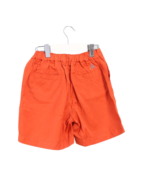 A Orange Shorts from Le Coq Sportif in size 10Y for boy. (Back View)