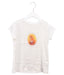 A White Short Sleeve T Shirts from Dolce & Gabbana in size 7Y for girl. (Front View)