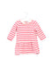 A Pink Long Sleeve Dresses from Petit Bateau in size 6-12M for girl. (Front View)
