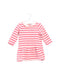 A Pink Long Sleeve Dresses from Petit Bateau in size 6-12M for girl. (Front View)