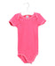 A Pink Short Sleeve Bodysuits from Petit Bateau in size 18-24M for girl. (Front View)