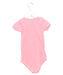 A Pink Short Sleeve Bodysuits from Petit Bateau in size 18-24M for girl. (Back View)