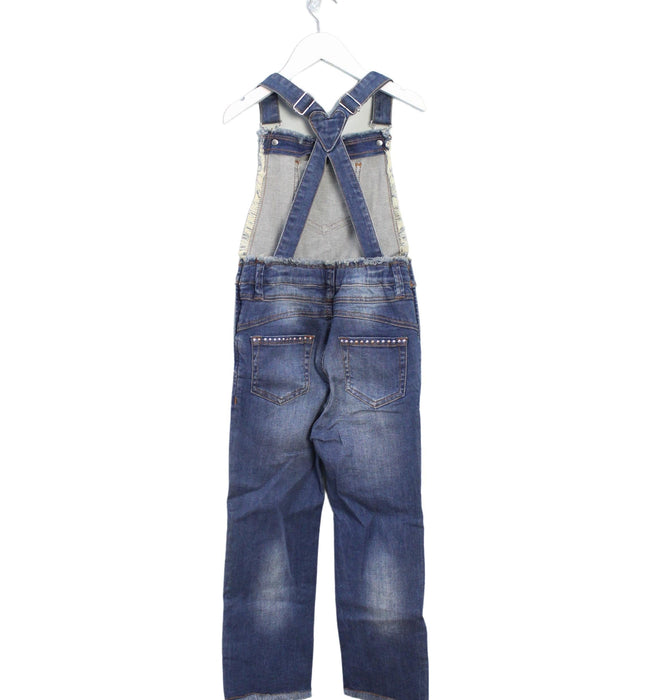 A Blue Long Overalls from TWINSET in size 6T for girl. (Back View)