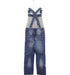 A Blue Long Overalls from TWINSET in size 6T for girl. (Back View)