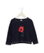 A Navy Long Sleeve Tops from Petit Bateau in size 3T for girl. (Front View)