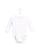 A White Long Sleeve Bodysuits from Jacadi in size 6-12M for girl. (Front View)