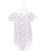 A White Short Sleeve Bodysuits from Petit Bateau in size 3T for boy. (Front View)