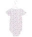 A White Short Sleeve Bodysuits from Petit Bateau in size 3T for boy. (Back View)