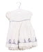 A White Short Sleeve Dresses from Ralph Lauren in size 6-12M for girl. (Front View)