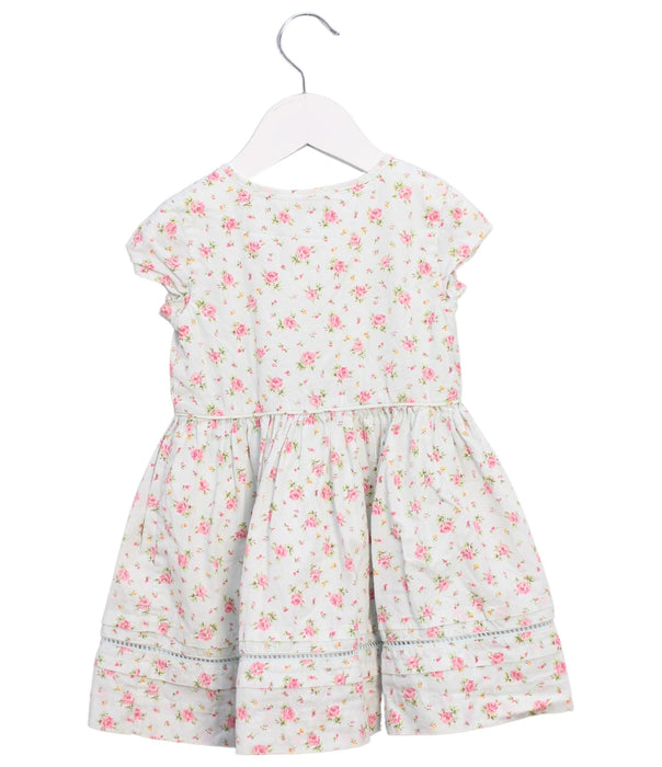 A Blue Short Sleeve Dresses from Ralph Lauren in size 6-12M for girl. (Back View)