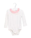 A White Long Sleeve Bodysuits from Ralph Lauren in size 6-12M for girl. (Front View)