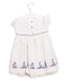 A White Short Sleeve Dresses from Ralph Lauren in size 6-12M for girl. (Back View)