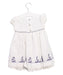 A White Short Sleeve Dresses from Ralph Lauren in size 6-12M for girl. (Back View)