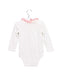 A White Long Sleeve Bodysuits from Ralph Lauren in size 6-12M for girl. (Back View)