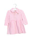 A Pink Long Sleeve Dresses from Ralph Lauren in size 6-12M for girl. (Front View)