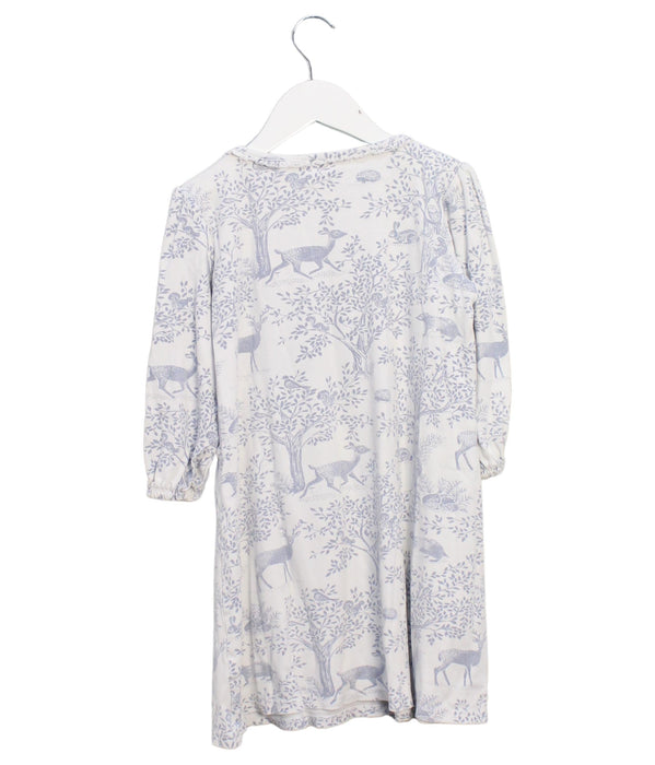 A White Long Sleeve Dresses from Boden in size 7Y for girl. (Back View)