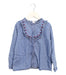 A Blue Long Sleeve Tops from Bonton in size 6T for girl. (Front View)