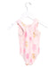 A Pink Swimsuits from Seed in size 3-6M for girl. (Back View)