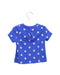 A Blue Short Sleeve Tops from Petit Bateau in size 6-12M for boy. (Back View)