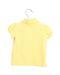 A Yellow Short Sleeve Polos from Ralph Lauren in size 6-12M for girl. (Back View)
