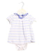 A White Short Sleeve Bodysuits from Jacadi in size 3-6M for girl. (Front View)