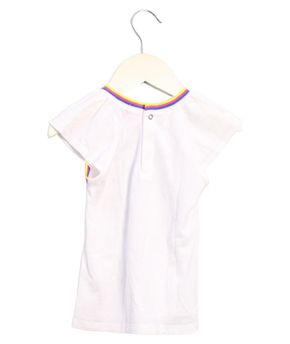 A White Short Sleeve T Shirts from Little Marc Jacobs in size 2T for girl. (Back View)