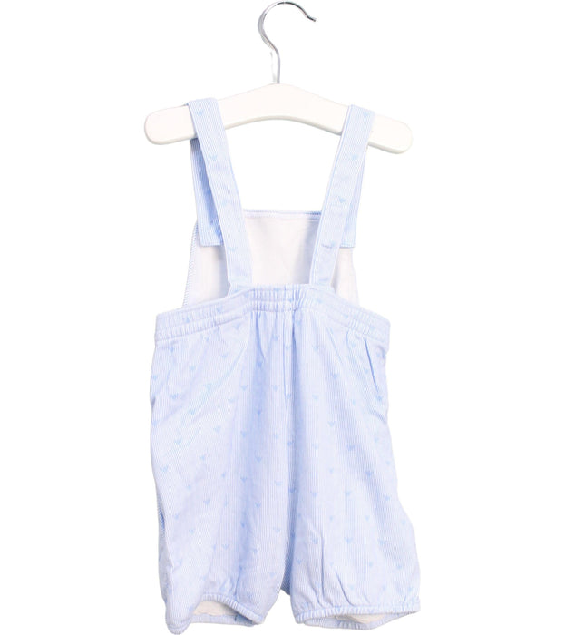 A Blue Overall Shorts from Armani in size 6-12M for boy. (Back View)