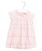 A Pink Short Sleeve Dresses from Burberry in size 6-12M for girl. (Front View)