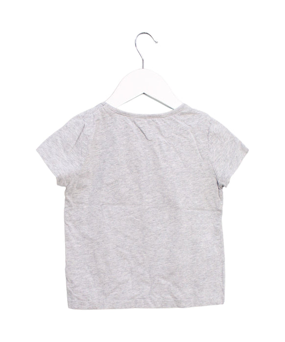 A Grey Short Sleeve T Shirts from Boden in size 3T for girl. (Back View)