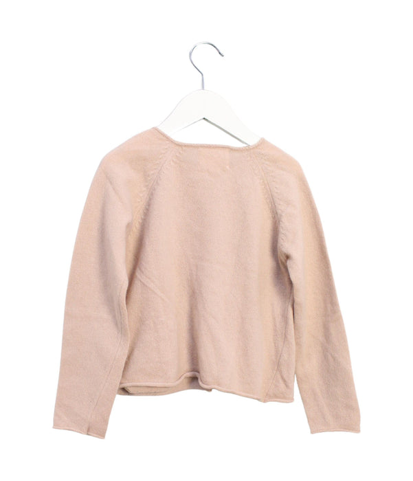 A Pink Cardigans from Louis Louise in size 6T for girl. (Back View)