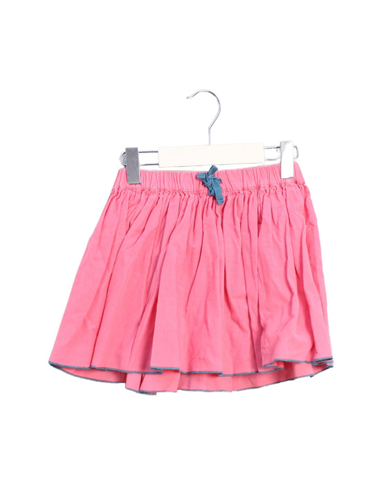 A Pink Short Skirts from Petit Bateau in size 4T for girl. (Front View)