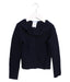 A Navy Cardigans from Jacadi in size 6T for girl. (Front View)