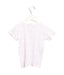A White Short Sleeve T Shirts from Petit Bateau in size 5T for girl. (Back View)