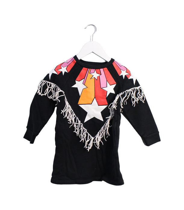 A Black Sweater Dresses from Stella McCartney in size 4T for girl. (Front View)