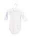A White Long Sleeve Bodysuits from Bonpoint in size 3-6M for girl. (Front View)