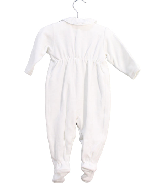 A White Onesies from Bonpoint in size 0-3M for girl. (Back View)