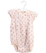 A Pink Short Sleeve Bodysuits from Bonpoint in size 3-6M for girl. (Front View)