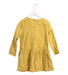 A Yellow Long Sleeve Dresses from DPAM in size 4T for girl. (Back View)
