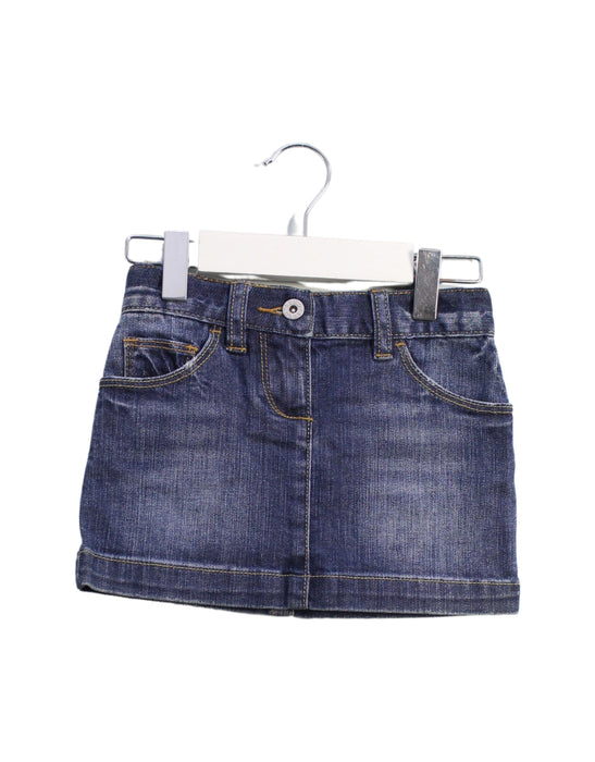 A Blue Short Skirts from Seed in size 2T for girl. (Front View)