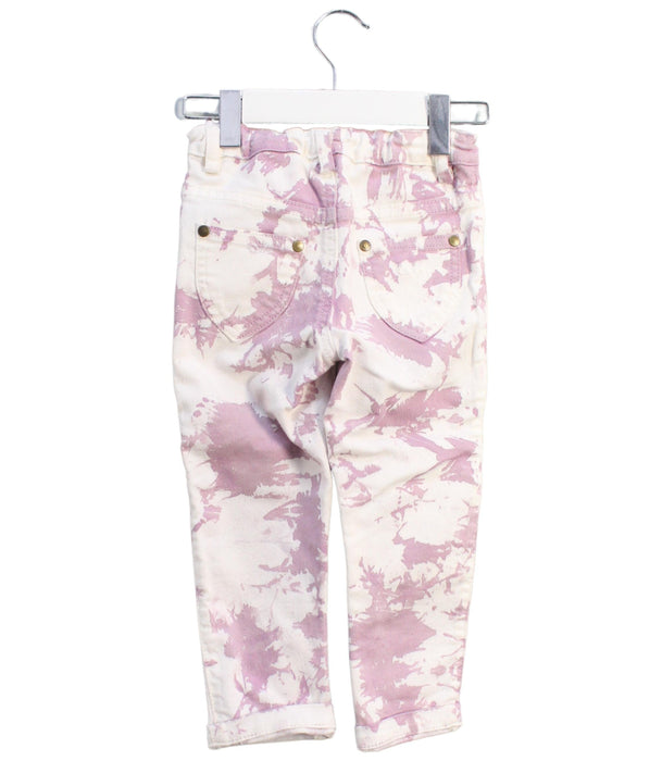 A Purple Casual Pants from Louis Louise in size 2T for girl. (Back View)