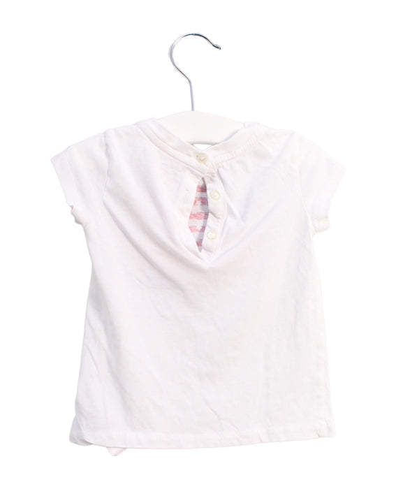 A White Short Sleeve T Shirts from Ralph Lauren in size 6-12M for boy. (Back View)