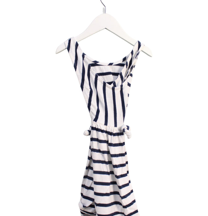 A Navy Sleeveless Dresses from Crewcuts in size 5T for girl. (Back View)