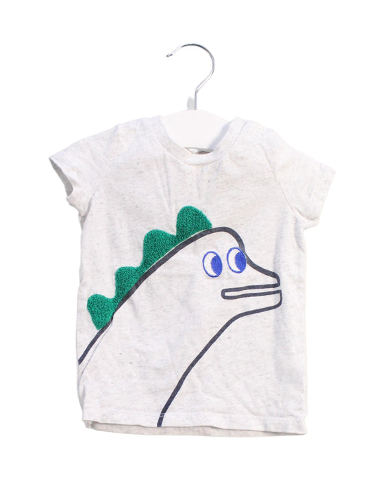 A Grey Short Sleeve T Shirts from Seed in size 0-3M for boy. (Front View)