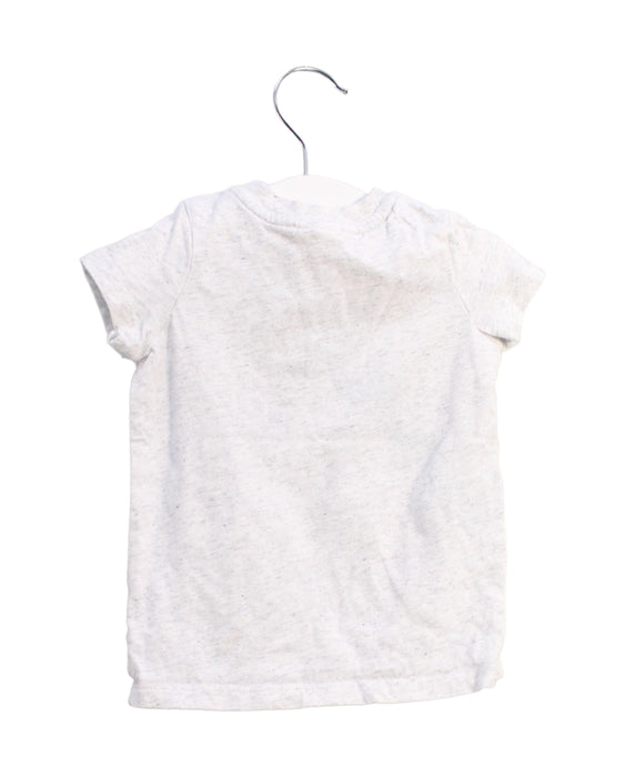 A Grey Short Sleeve T Shirts from Seed in size 0-3M for boy. (Back View)